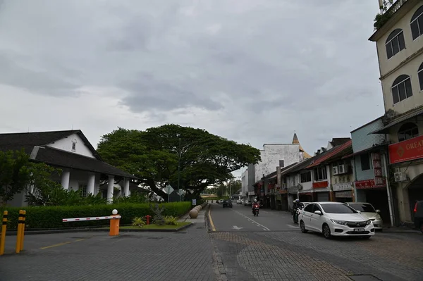 Kuching Sarawak Malaysia April 2022 Das Alte Gerichtsgebäude India Street — Stockfoto