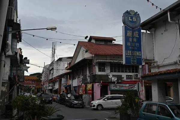 Kuching Sarawak Malaysia April 2022 Old Court House India Street — стокове фото