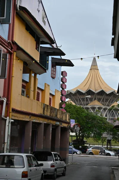 Kuching Sarawak Malaysia Aprile 2022 Old Court House India Street — Foto Stock