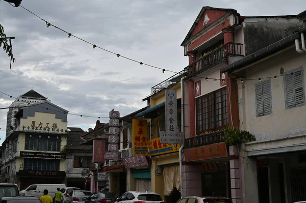 Kuching Sarawak Malezja Kwietnia 2022 Stary Dwór India Street Carpenter — Zdjęcie stockowe