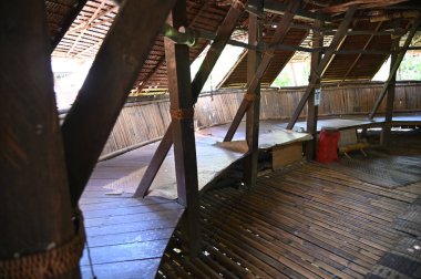 Kuching, Sarawak Malaysia - May 1, 2022: The Sarawak Cultural Village with the Showcase of the Diversified Aboriginal and Natives