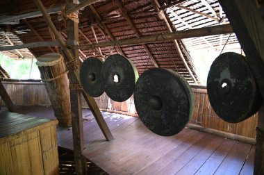 Kuching, Sarawak Malaysia - May 1, 2022: The Sarawak Cultural Village with the Showcase of the Diversified Aboriginal and Natives