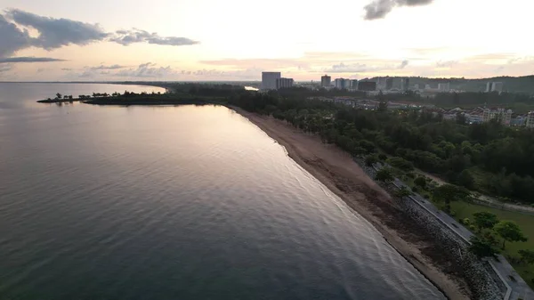 Landmark Tourist Attraction Areas Miri City Its Famous Beaches Rivers — ストック写真