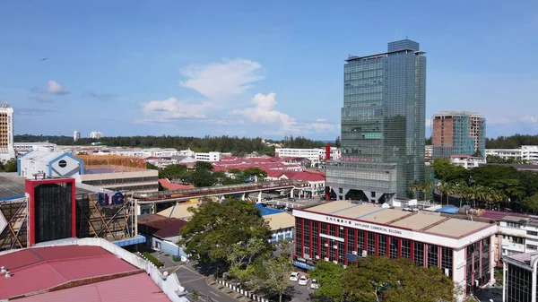 Landmark Tourist Attraction Areas Miri City Its Famous Beaches Rivers — Zdjęcie stockowe