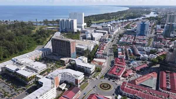 Landmark Tourist Attraction Areas Miri City Its Famous Beaches Rivers — Fotografia de Stock