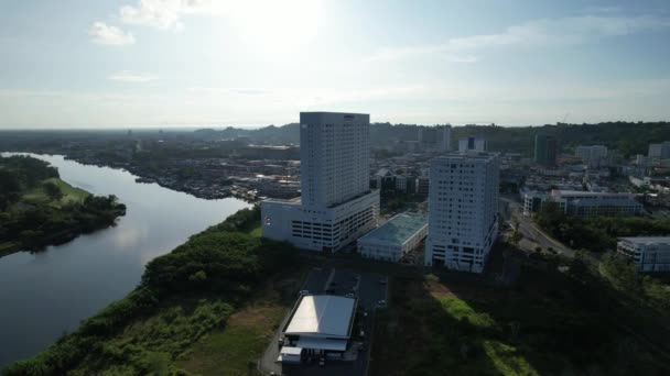 Marco Áreas Atração Turística Cidade Miri Com Suas Famosas Praias — Vídeo de Stock