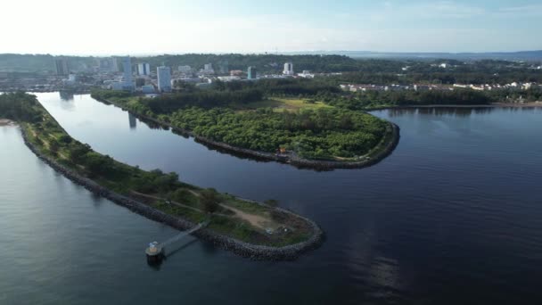 密里市的地标和旅游景点 以其著名的海滩 城市和风景秀丽的周围环境而闻名 — 图库视频影像