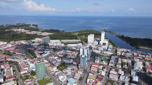 Landmark Tourist Attraction Areas Miri City Its Famous Beaches Rivers — ストック写真