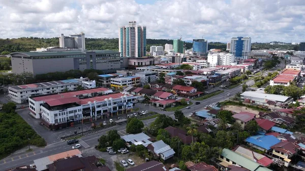 Los Lugares Interés Turístico Turístico Ciudad Miri Con Sus Famosas — Foto de Stock