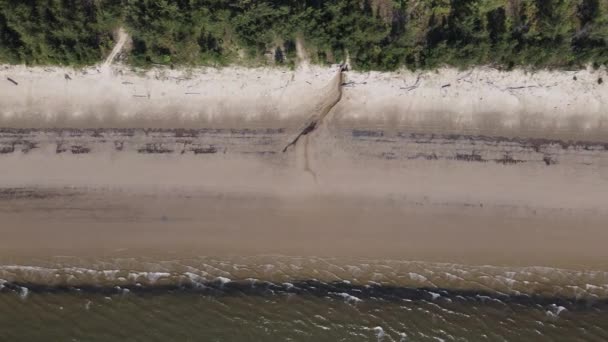 Ландмарк Туристична Пам Ятка Міста Мірі Його Відомими Пляжами Річками — стокове відео