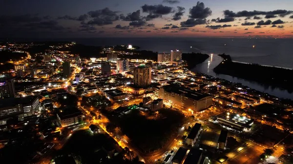 Landmark Tourist Attraction Areas Miri City Its Famous Beaches Rivers — Foto de Stock