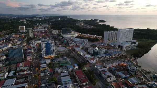 Landmark Tourist Attraction Areas Miri City Its Famous Beaches Rivers — Fotografia de Stock