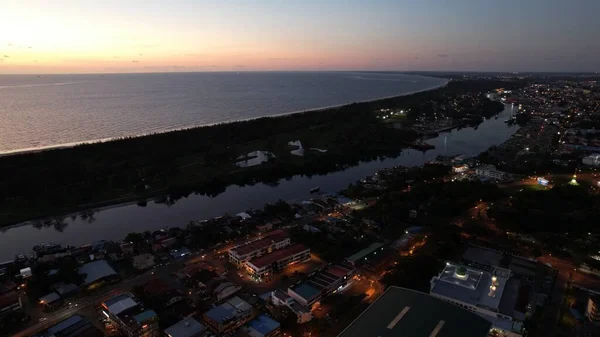 Los Lugares Interés Turístico Turístico Ciudad Miri Con Sus Famosas — Foto de Stock