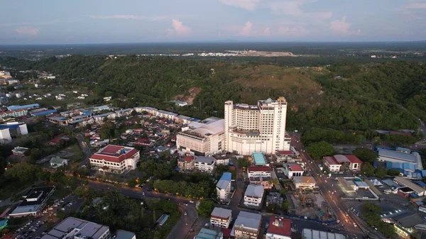 Landmark Tourist Attraction Areas Miri City Its Famous Beaches Rivers — Stockfoto