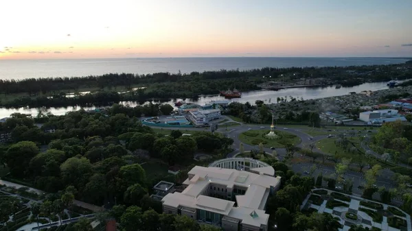 Landmark Tourist Attraction Areas Miri City Its Famous Beaches Rivers — Stock fotografie