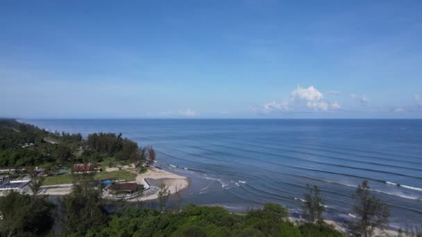 Landmark Tourist Attraction Areas Miri City Its Famous Beaches Rivers — Vídeo de Stock