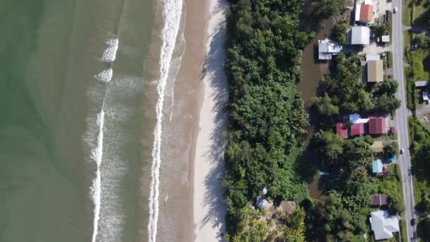 Bezienswaardigheden Toeristische Attracties Van Stad Miri Met Zijn Beroemde Stranden — Stockvideo