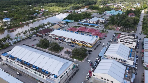 Landmark Tourist Attraction Areas Miri City Its Famous Beaches Rivers — Fotografia de Stock