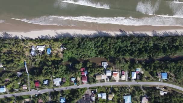 Landmark Tourist Attraction Areas Miri City Its Famous Beaches Rivers — Stockvideo