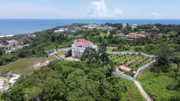 Landmark Tourist Attraction Areas Miri City Its Famous Beaches Rivers — Stockvideo