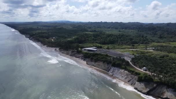 Landmark Tourist Attraction Areas Miri City Its Famous Beaches Rivers — Stock video