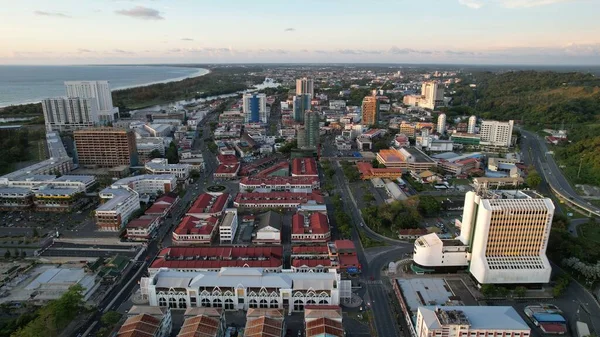 Landmark Tourist Attraction Areas Miri City Its Famous Beaches Rivers — Stockfoto