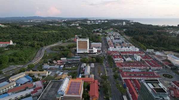 Sehenswürdigkeiten Und Touristenattraktionen Der Stadt Miri Mit Ihren Berühmten Stränden — Stockfoto