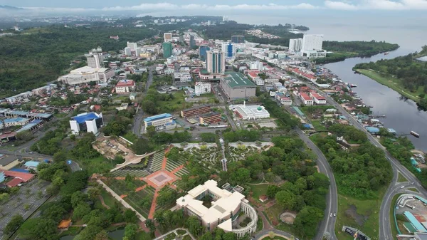 Point Repère Les Zones Attraction Touristique Ville Miri Avec Ses — Photo