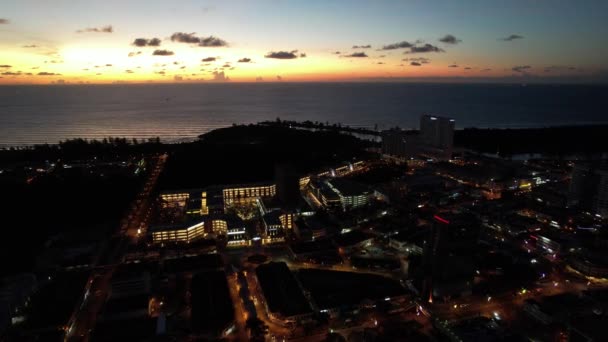 Landmark Tourist Attraction Areas Miri City Its Famous Beaches Rivers — Vídeo de Stock