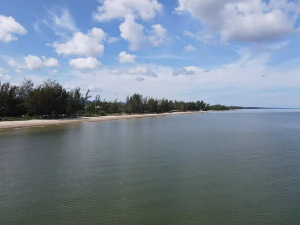 Landmark Tourist Attraction Areas Miri City Its Famous Beaches Rivers — Zdjęcie stockowe