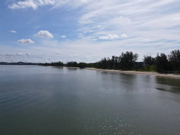 Landmark Tourist Attraction Areas Miri City Its Famous Beaches Rivers — Zdjęcie stockowe