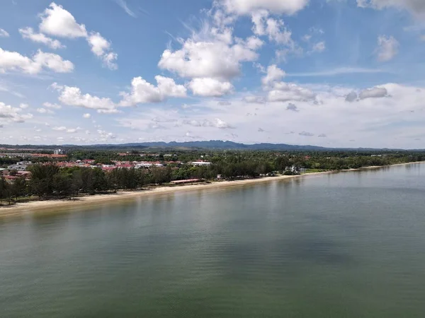 Landmark Tourist Attraction Areas Miri City Its Famous Beaches Rivers — Stock Photo, Image