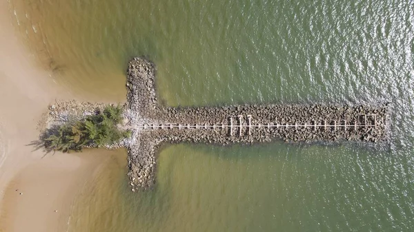 Landmark Tourist Attraction Areas Miri City Its Famous Beaches Rivers —  Fotos de Stock