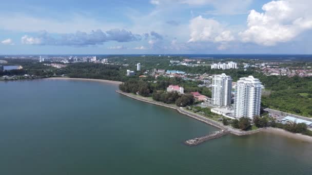 密里市的地标和旅游景点 以其著名的海滩 城市和风景秀丽的周围环境而闻名 — 图库视频影像