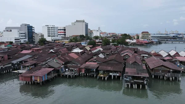 Georgetown Penang Malajzia 2022 Május Clan Jetties Georgetown Penang Malajzia — Stock Fotó