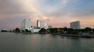 Georgetown, Penang Malezya - 14 Mayıs 2022 Ermeni Caddesi ve Georgetown 'un İnanılmaz Sahnesi