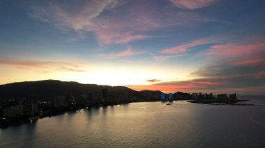 Georgetown, Penang Malezya - 14 Mayıs 2022 Ermeni Caddesi ve Georgetown 'un İnanılmaz Sahnesi