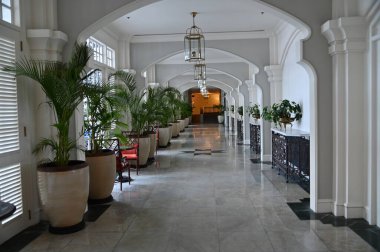 Georgetown, Penang Malezya - 14 Mayıs 2022 Ermeni Caddesi ve Georgetown 'un İnanılmaz Sahnesi