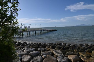 Georgetown, Penang Malezya - 14 Mayıs 2022 Ermeni Caddesi ve Georgetown 'un İnanılmaz Sahnesi