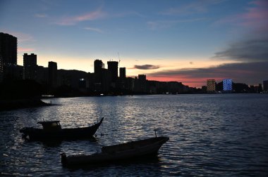 Georgetown, Penang Malezya - 14 Mayıs 2022 Ermeni Caddesi ve Georgetown 'un İnanılmaz Sahnesi