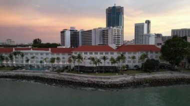 Georgetown, Penang Malezya - 14 Mayıs 2022 Ermeni Caddesi ve Georgetown 'un İnanılmaz Sahnesi