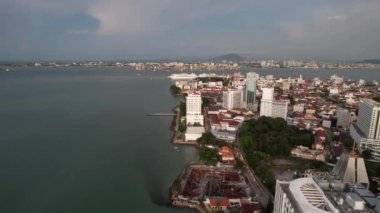 Georgetown, Penang Malezya - 14 Mayıs 2022 Ermeni Caddesi ve Georgetown 'un İnanılmaz Sahnesi