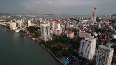 Georgetown, Penang Malezya - 14 Mayıs 2022 Ermeni Caddesi ve Georgetown 'un İnanılmaz Sahnesi
