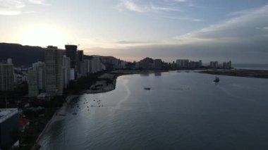 Georgetown, Penang Malezya - 14 Mayıs 2022 Ermeni Caddesi ve Georgetown 'un İnanılmaz Sahnesi