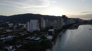 Georgetown, Penang Malezya - 14 Mayıs 2022 Ermeni Caddesi ve Georgetown 'un İnanılmaz Sahnesi