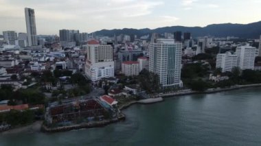 Georgetown, Penang Malezya - 14 Mayıs 2022 Ermeni Caddesi ve Georgetown 'un İnanılmaz Sahnesi