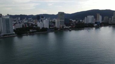 Georgetown, Penang Malezya - 14 Mayıs 2022 Ermeni Caddesi ve Georgetown 'un İnanılmaz Sahnesi