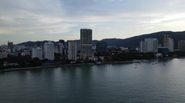 Georgetown, Penang Malezya - 14 Mayıs 2022 Ermeni Caddesi ve Georgetown 'un İnanılmaz Sahnesi