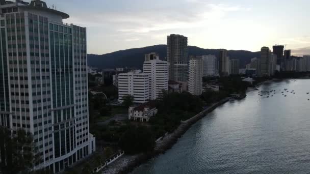 Georgetown Penang Maleisië Mei 2022 Het Verbazingwekkende Landschap Van Rond — Stockvideo