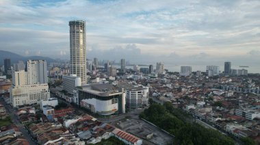 Georgetown, Penang Malaysia - May 14, 2022: The Amazing Scenery of around Armenian Street and Georgetown clipart